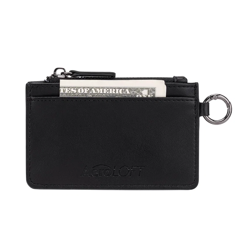 Side profile of the promotional Aero LOFT Slim Card Wallet