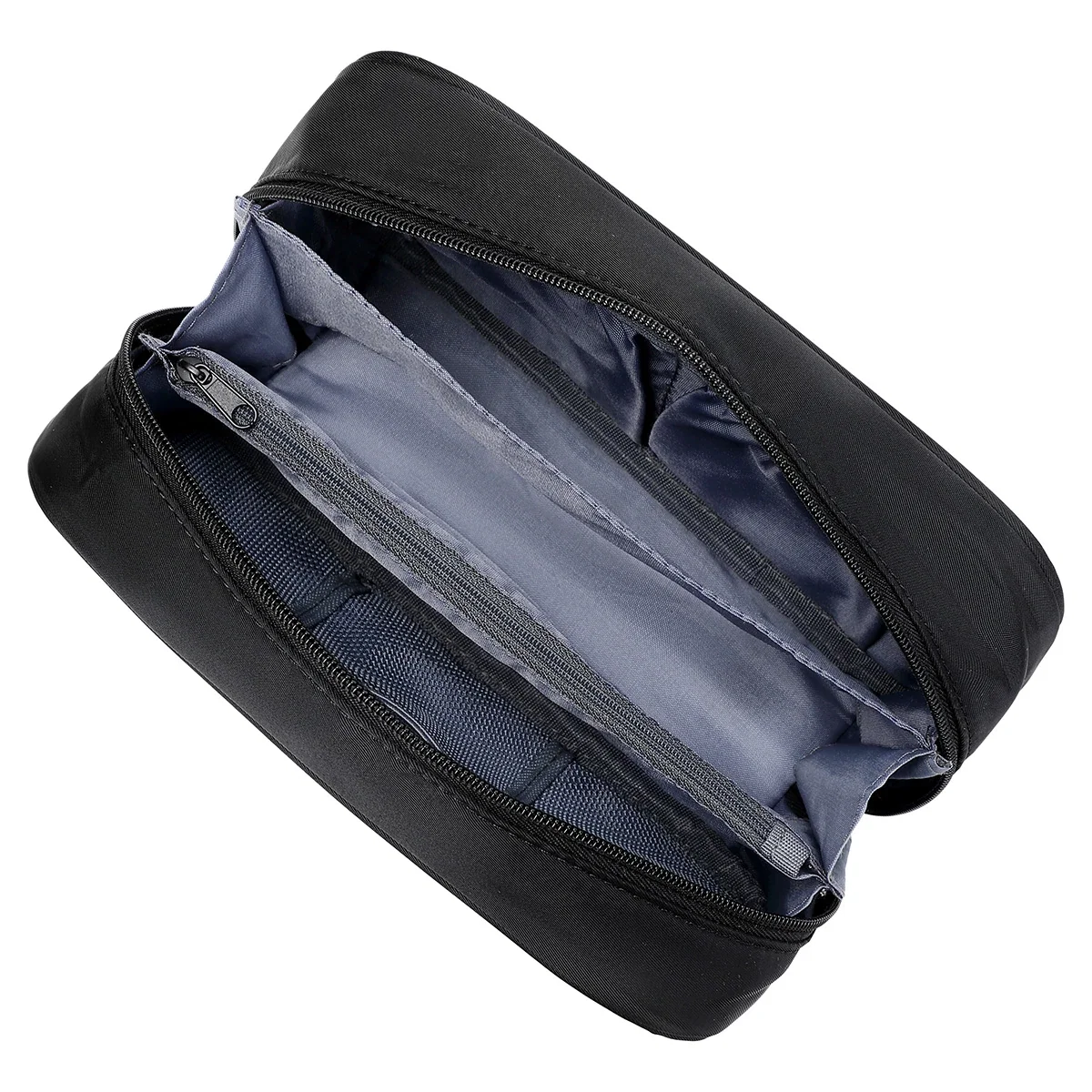 Close-up of the custom Aero LOFT Universal Travel Pouch's logo imprint area