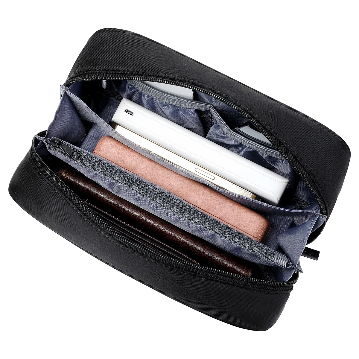 Side profile of the promotional Aero LOFT Universal Travel Pouch