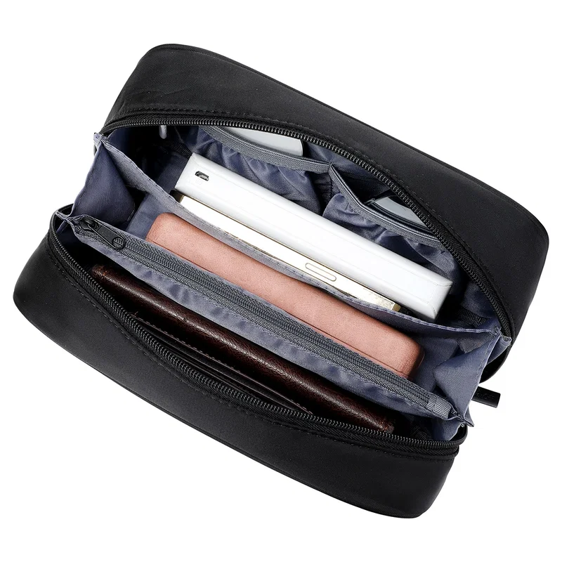 Side profile of the promotional Aero LOFT Universal Travel Pouch