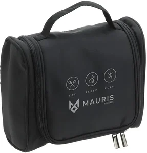 AeroLoft Jet Black Hanging Toiletry Kit