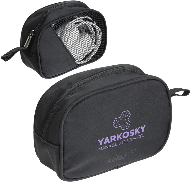 Custom Branded Mesh Tech Organizer Pouch — view 6