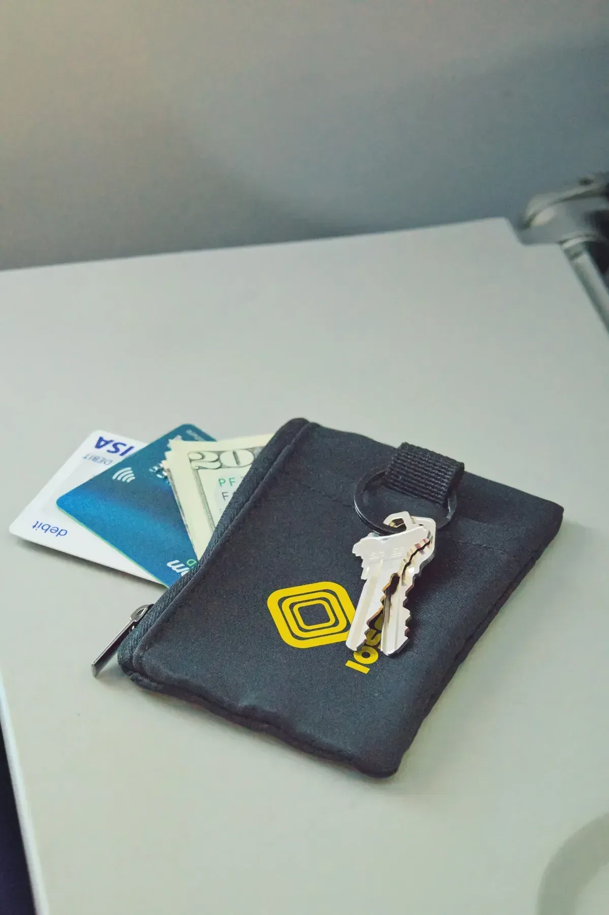 custom AeroLoft Stash key wallet color options, branded slim key wallets lineup