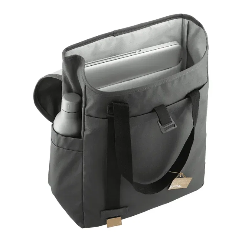 Branded Eco-Friendly Recycled Computer Tote — view 3