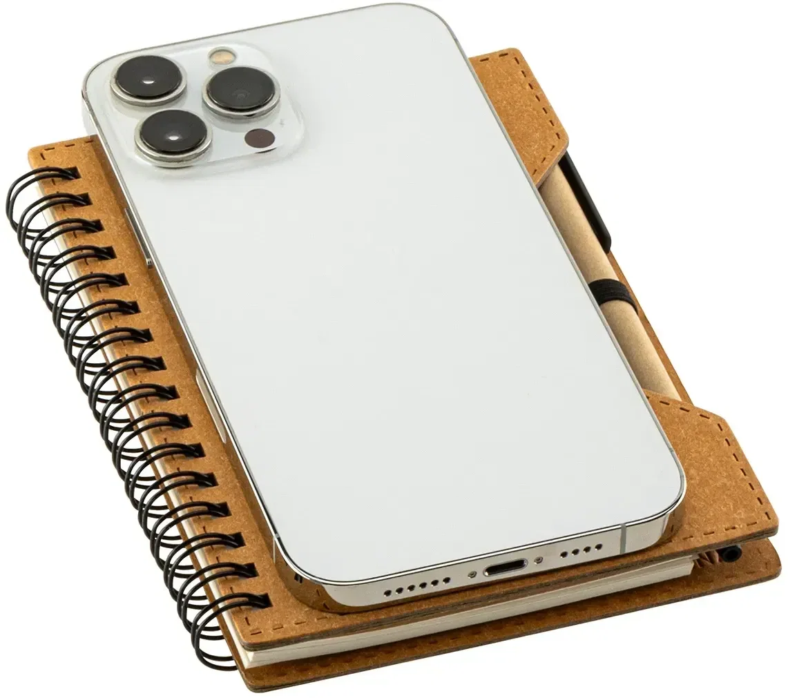 Branded Agenda spiral notebook, color option