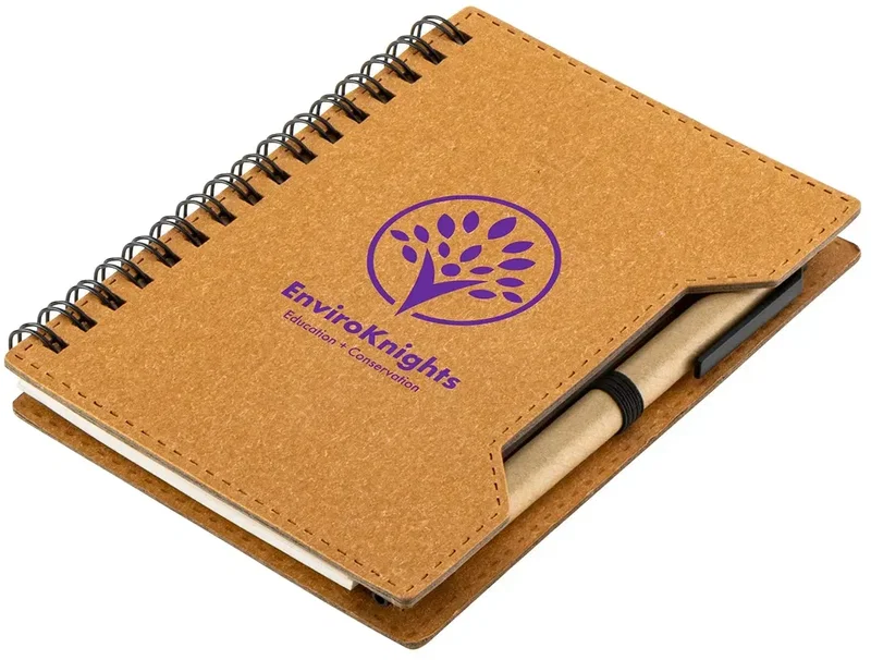 Custom Agenda recycled notebook set, alternate color