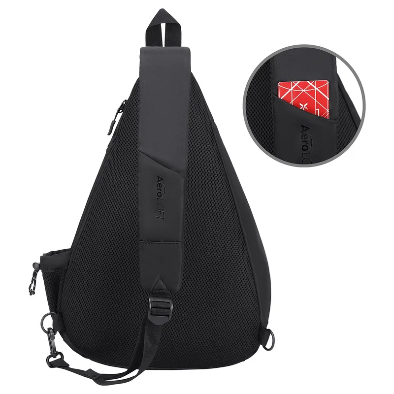 Custom Metro crossbody sling backpack, alternate color view