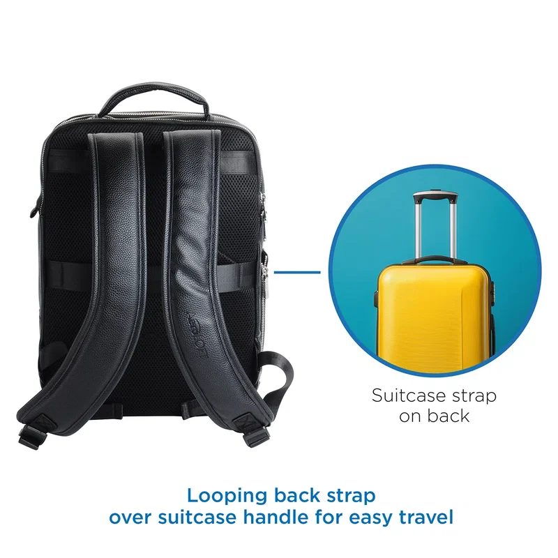 Branded Odyssey laptop backpack with logo imprint area