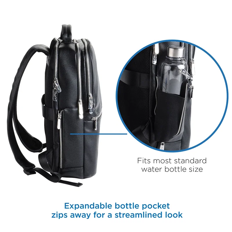 Promotional Odyssey dual-laptop backpack, alternate color view