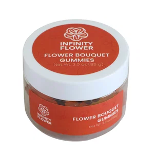 Albanese Gummi Awesome Blossoms, Flower-Shaped, 7 oz Jar