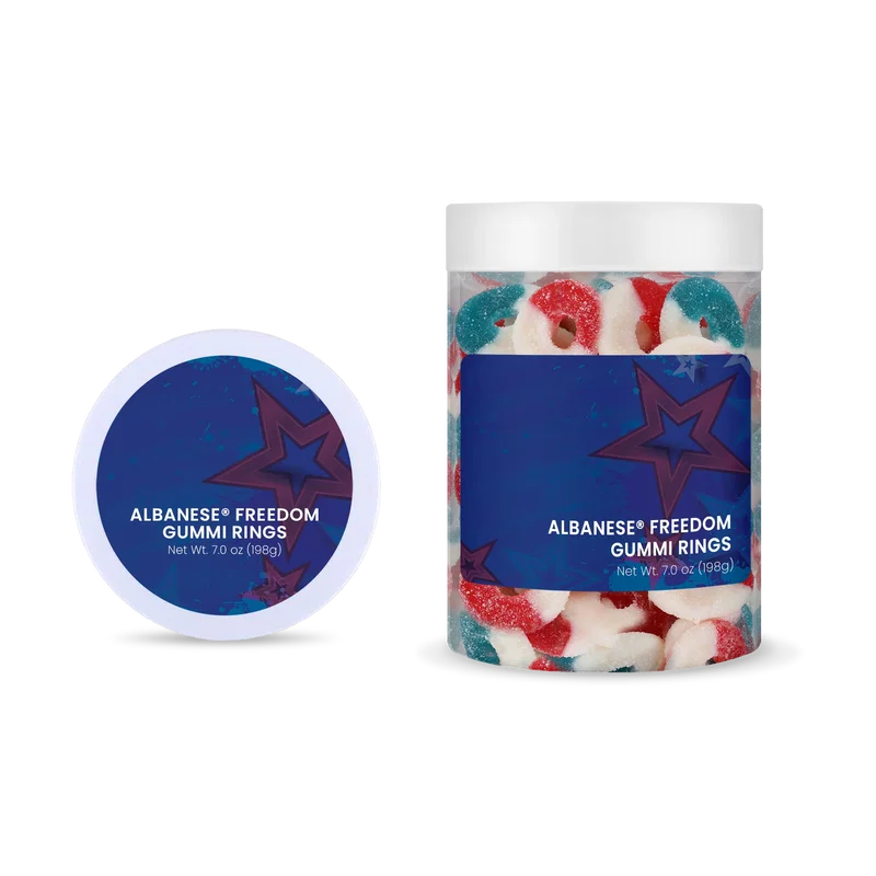 Albanese® Gummi Freedom Rings: Large Jar — view 3