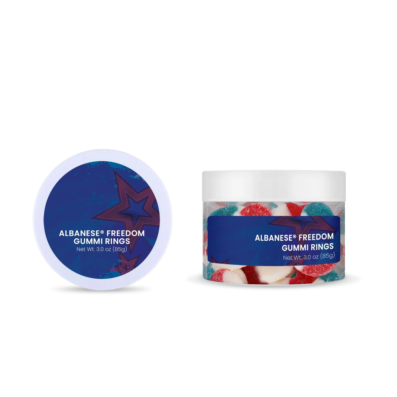 Albanese® Gummi Freedom Rings: Small Jar — view 3