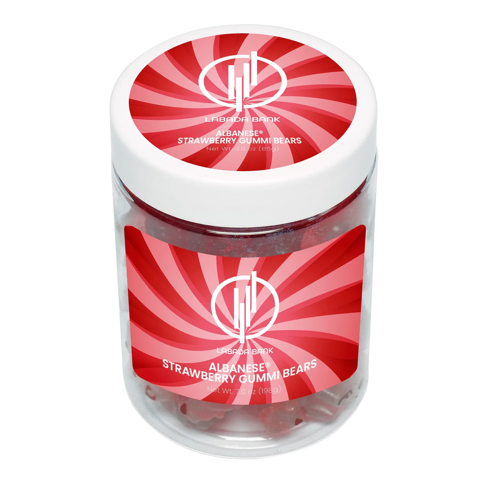 Strawberry Bears Gummes in a Jar — view 2
