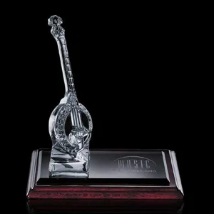 Lead Crystal Figurine Award on an Albion Base