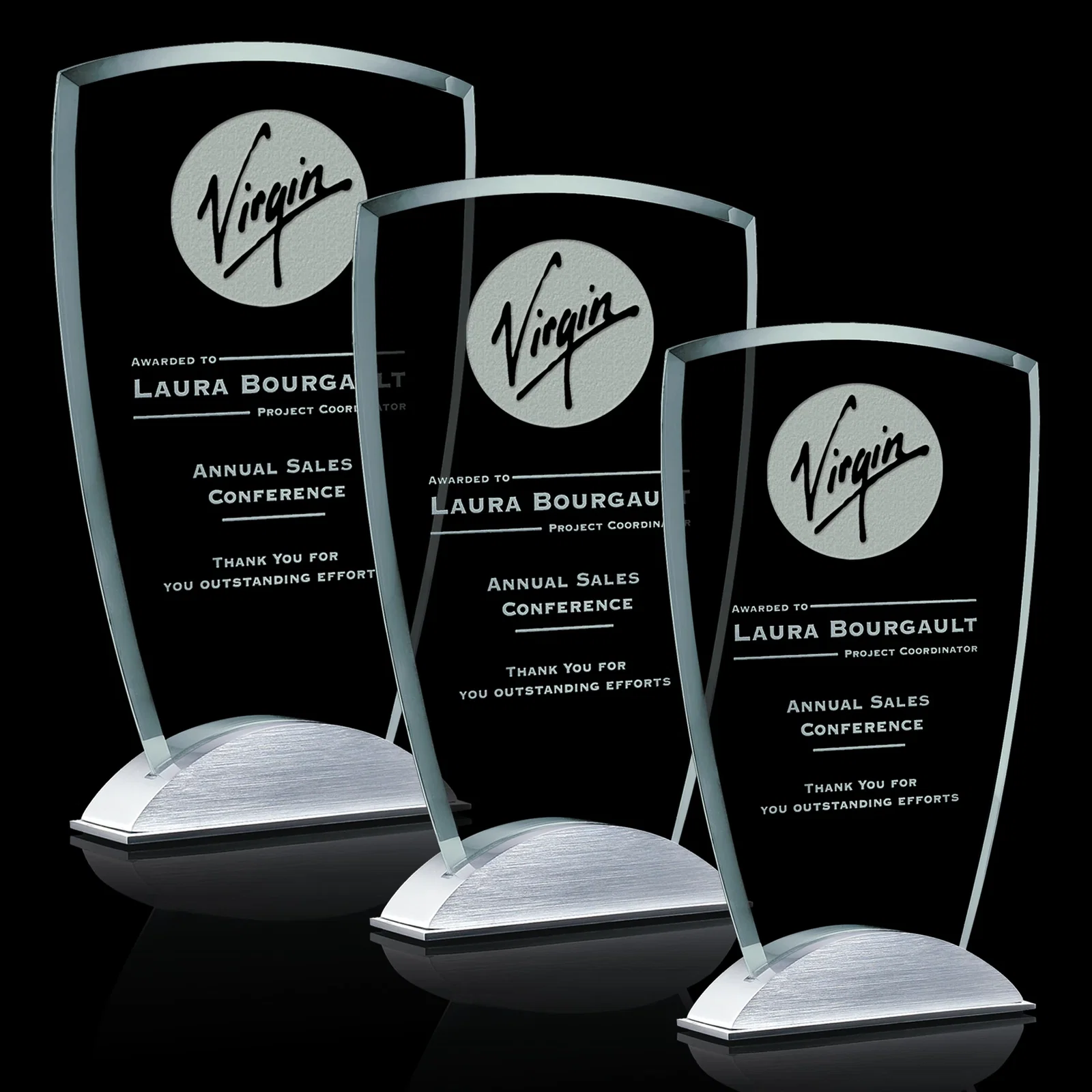 Custom Alexandria VividPrint Award for team milestone celebrations