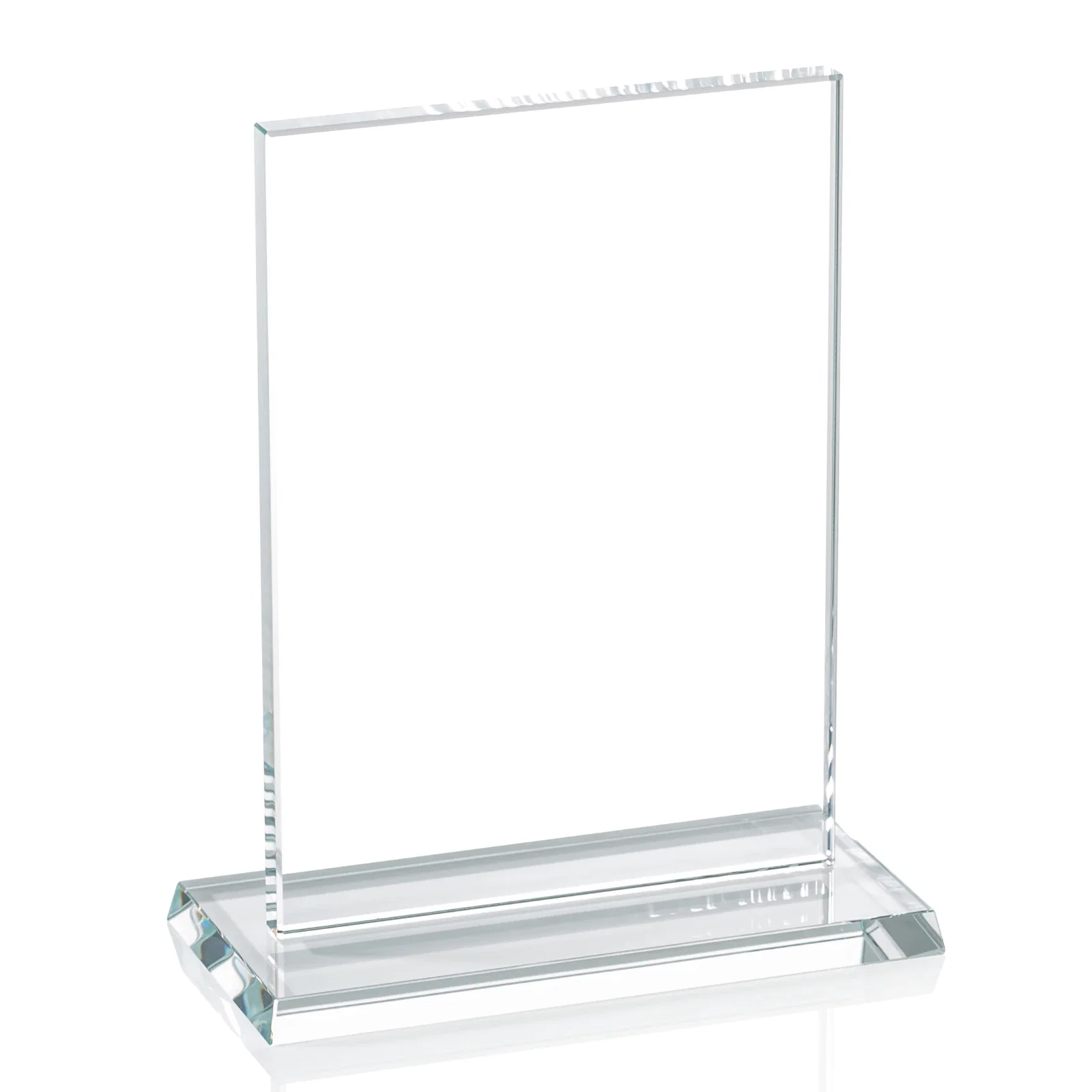 Personalized Starfire or Jade Glass Rectangle Award on Matching Base, awards for graduation ceremonies