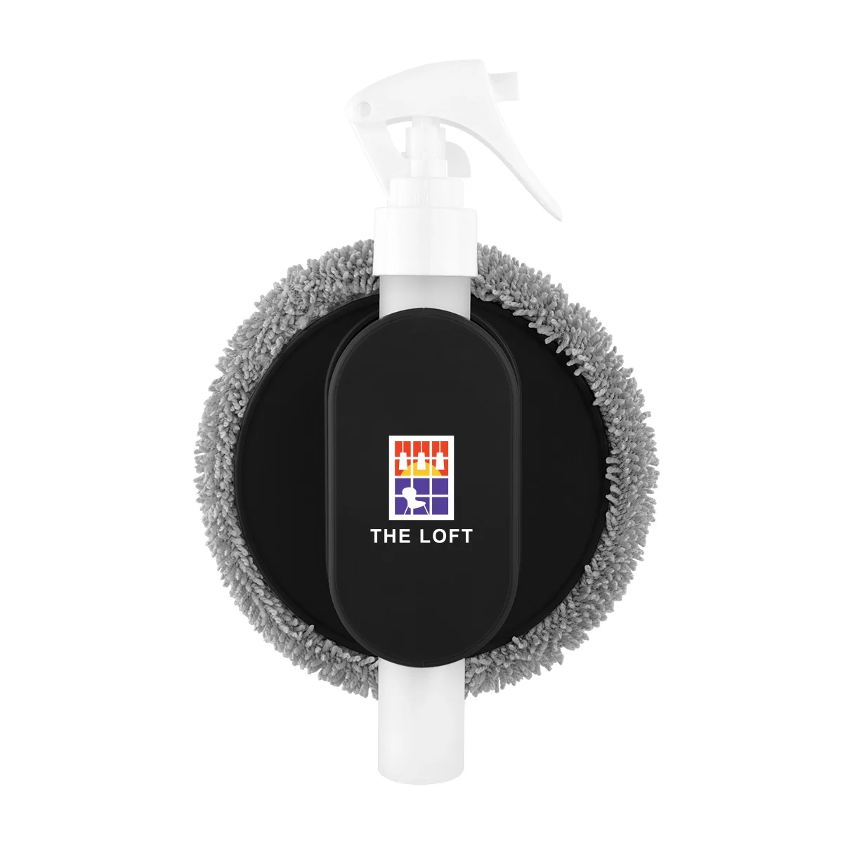 Gray version shown from the front with the nozzle facing up