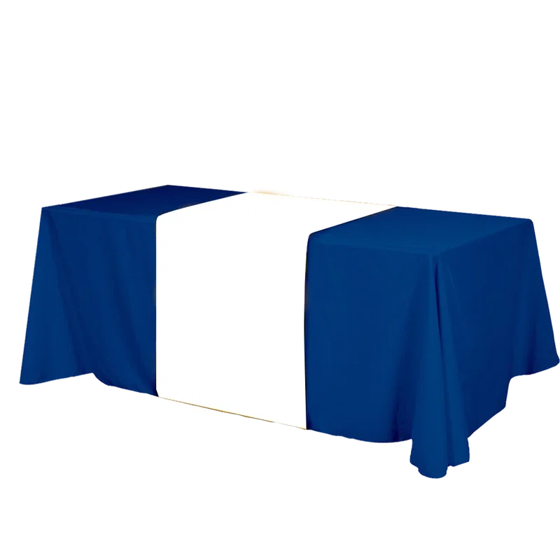 Table Runner - (Front, Top, 12" Back) - All Over Dye Sub — view 2