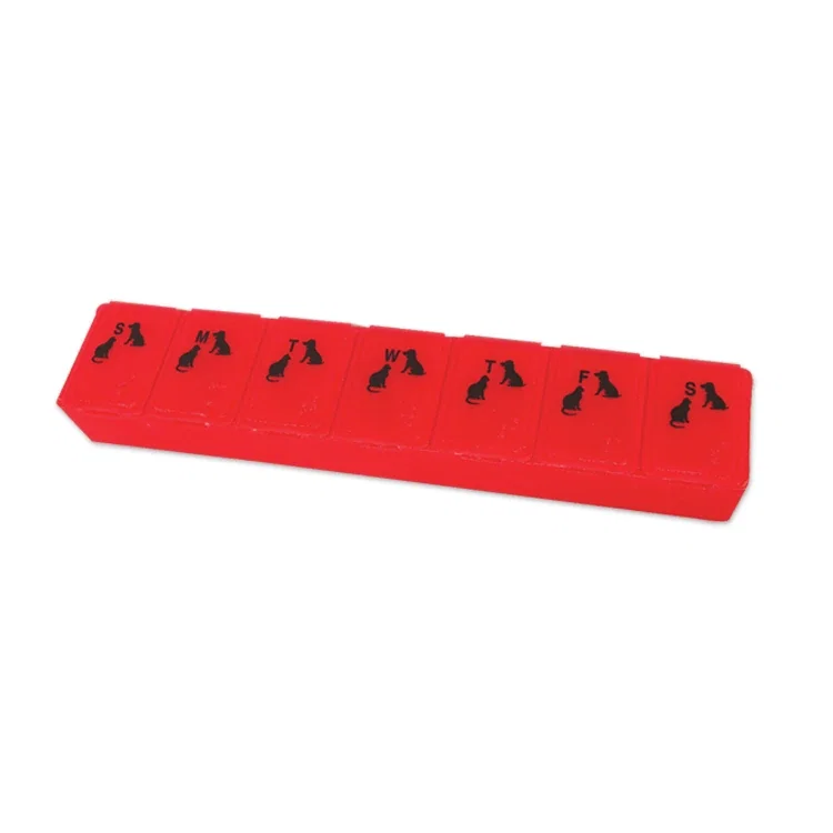 All-Pet 7-Compartment Pill Box custom-printed with a logo — view 2