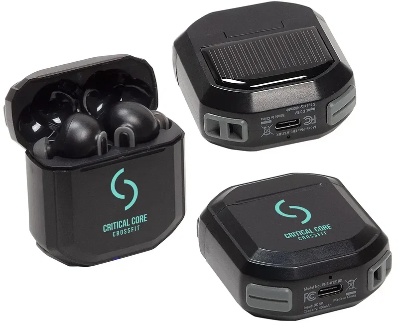 SolarBuds True Wireless Earbuds with Solar Charging Case — view 4