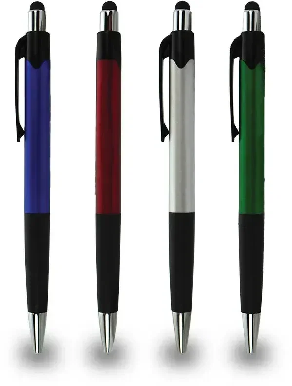 Allerton Stylus Pen. Plastic stylus pen with rubber grip for tablets, laptops, and phone touchscreens, view 4