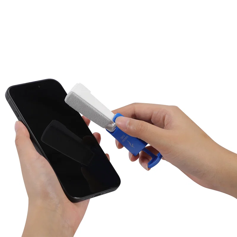 Close-up of the Alliance Phone Stand's folding hinge mechanism