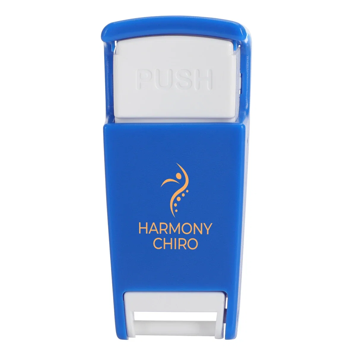 Side profile of the promotional Alliance Portable Phone Stand