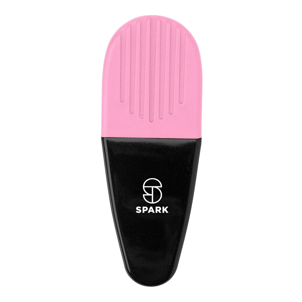 Flat area on the body sized for a logo
