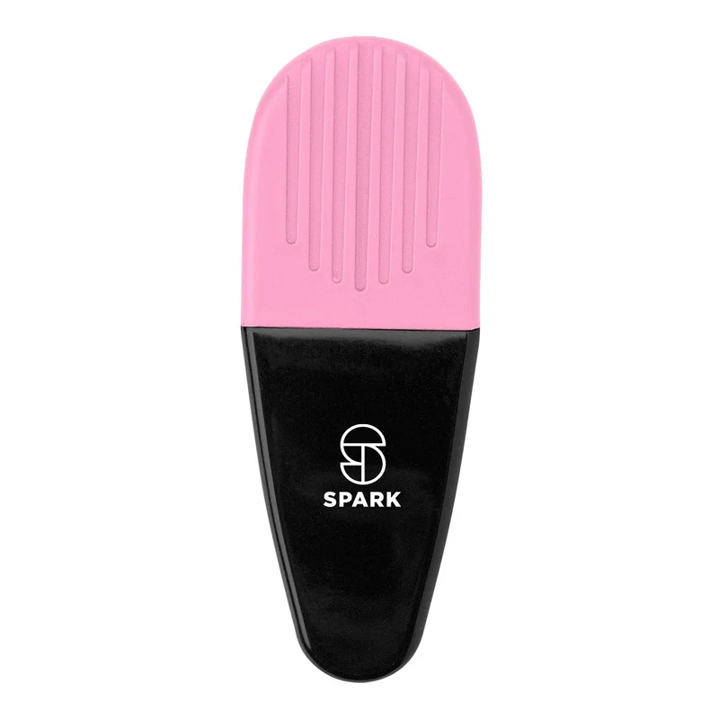 Flat area on the body sized for a logo