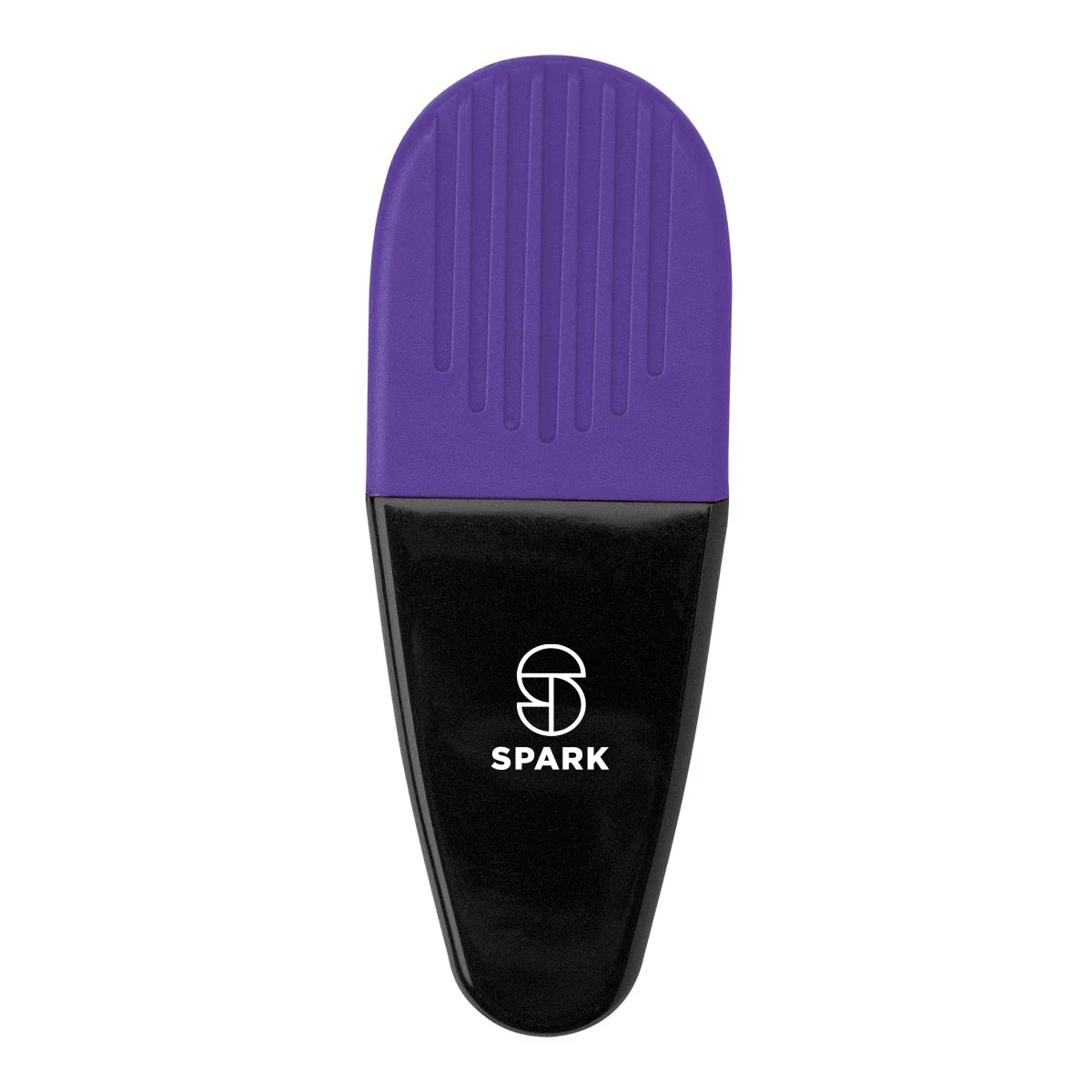 Group of clips arranged to show grip color choices