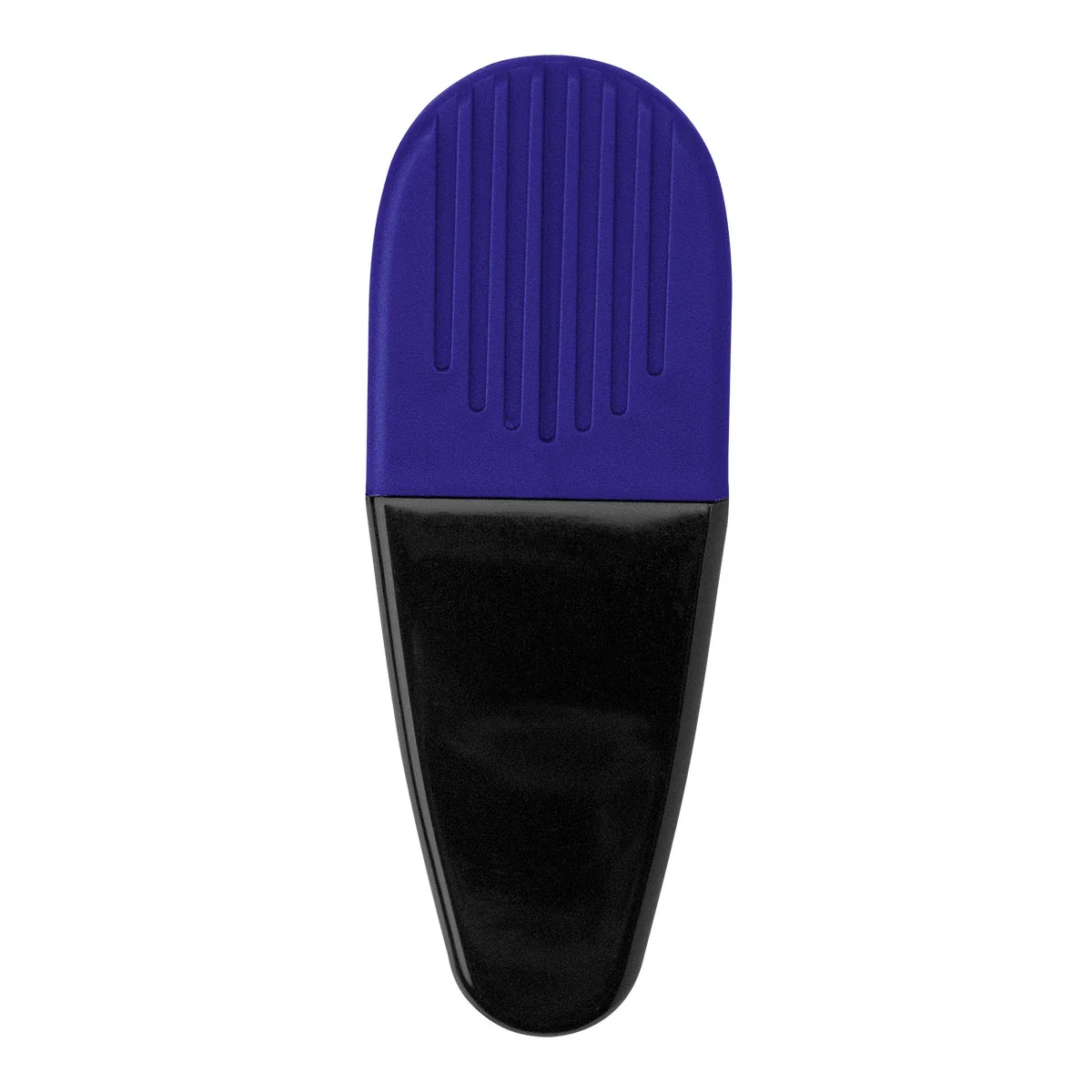 Colored grip pads at the top of the clip