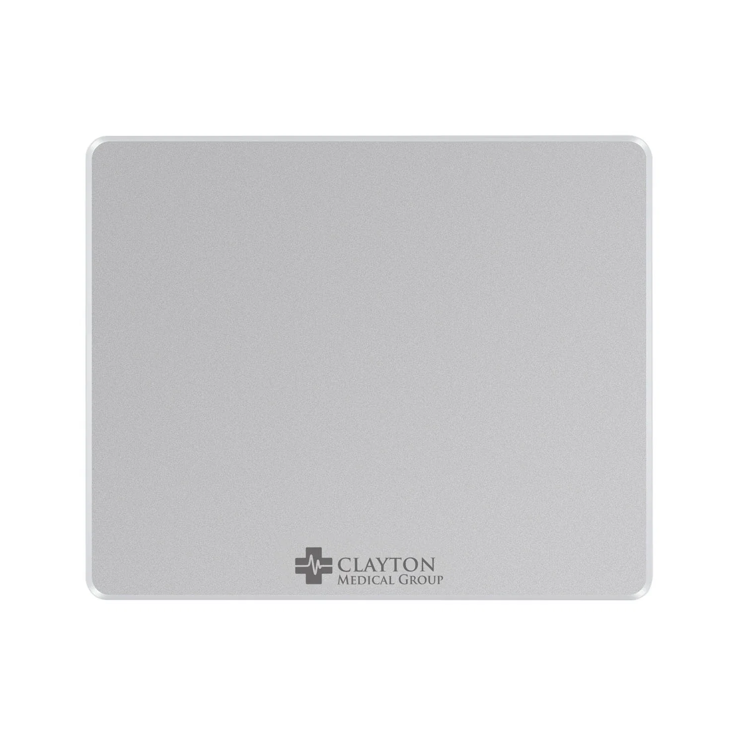 Alumina Lite Executive Mouse Pad — Silver — view 2