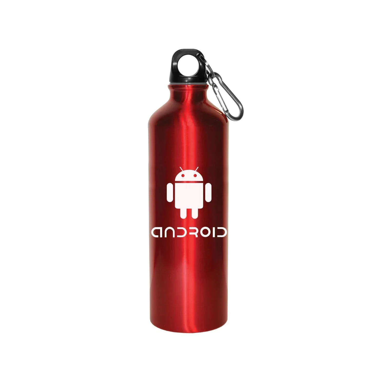 Aluminum 28 Oz Sports Bottle — Red — view 4