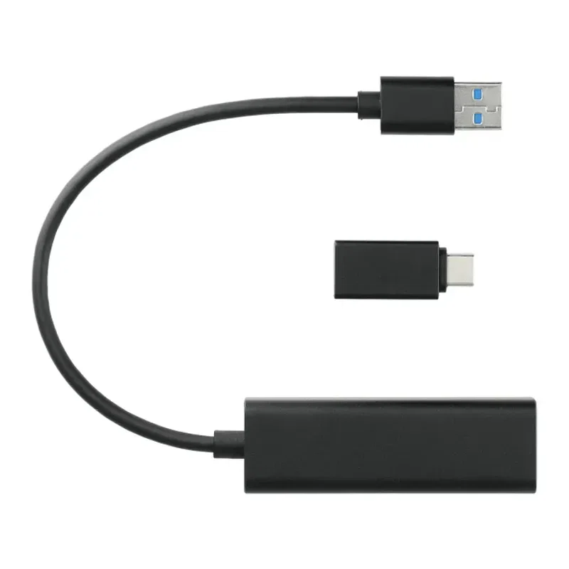 Custom Branded 4-Port USB 3.0 Hub with Type C Adapter — view 3