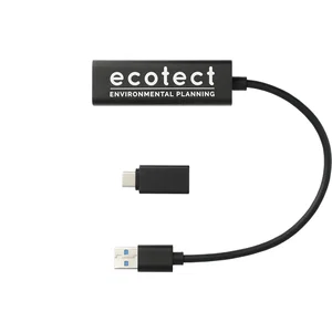 4-Port USB 3.0 Hub with Type C Adapter