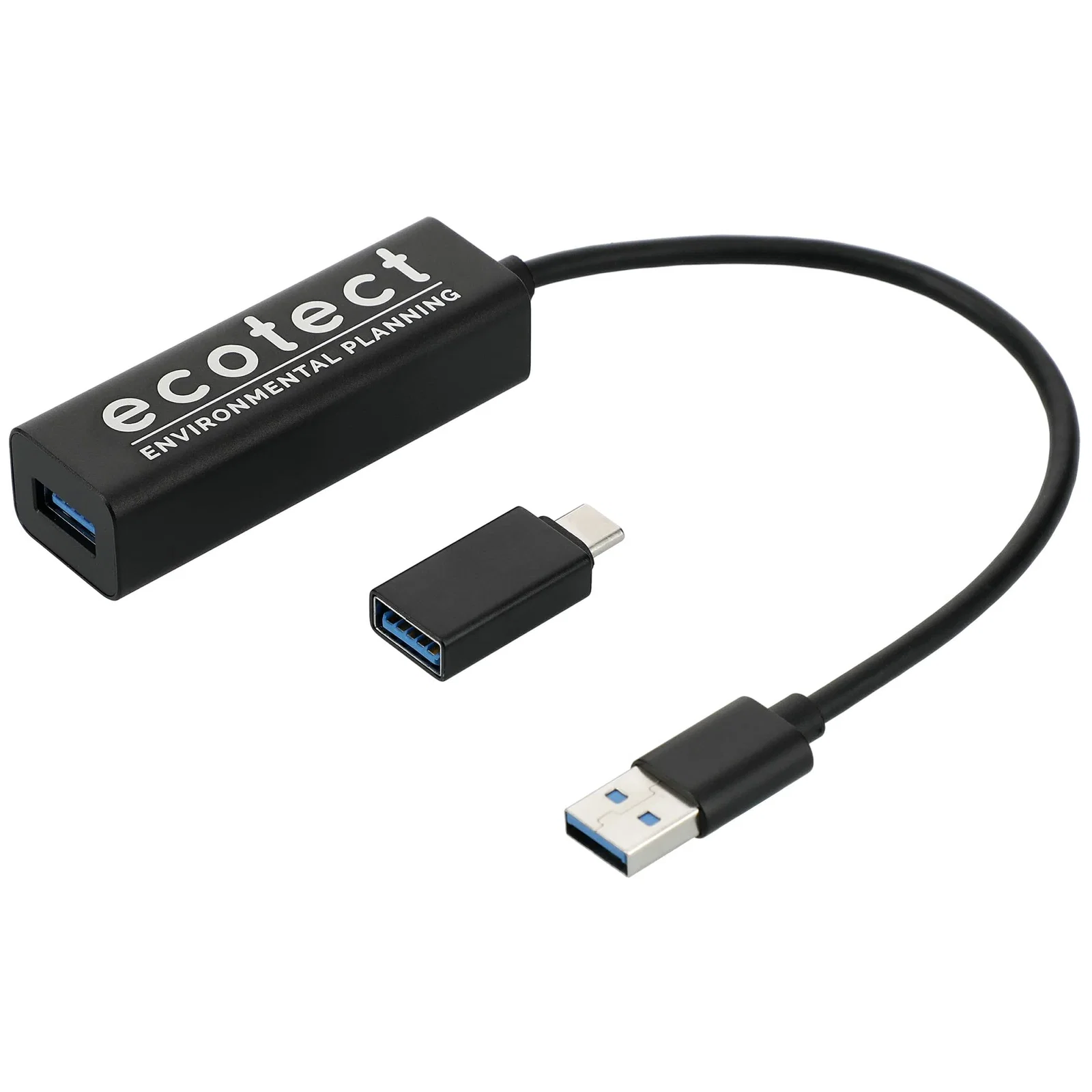 Custom Branded 4-Port USB 3.0 Hub with Type C Adapter — view 8