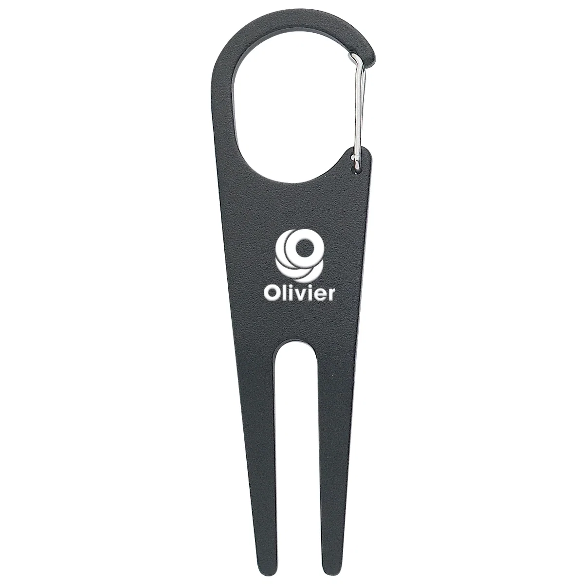 Pointed end of the four-inch golf accessory