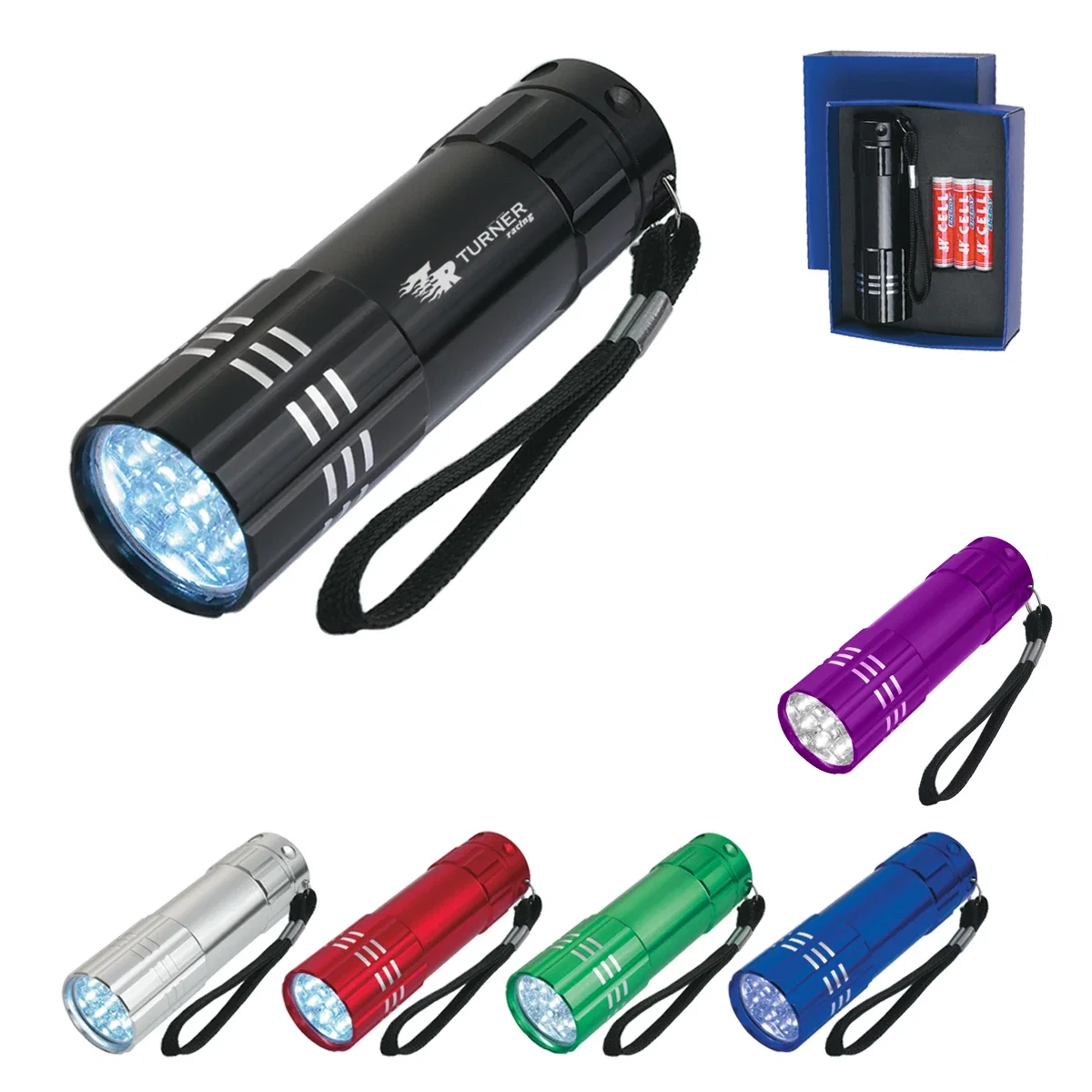 Pocket torch resting on a table