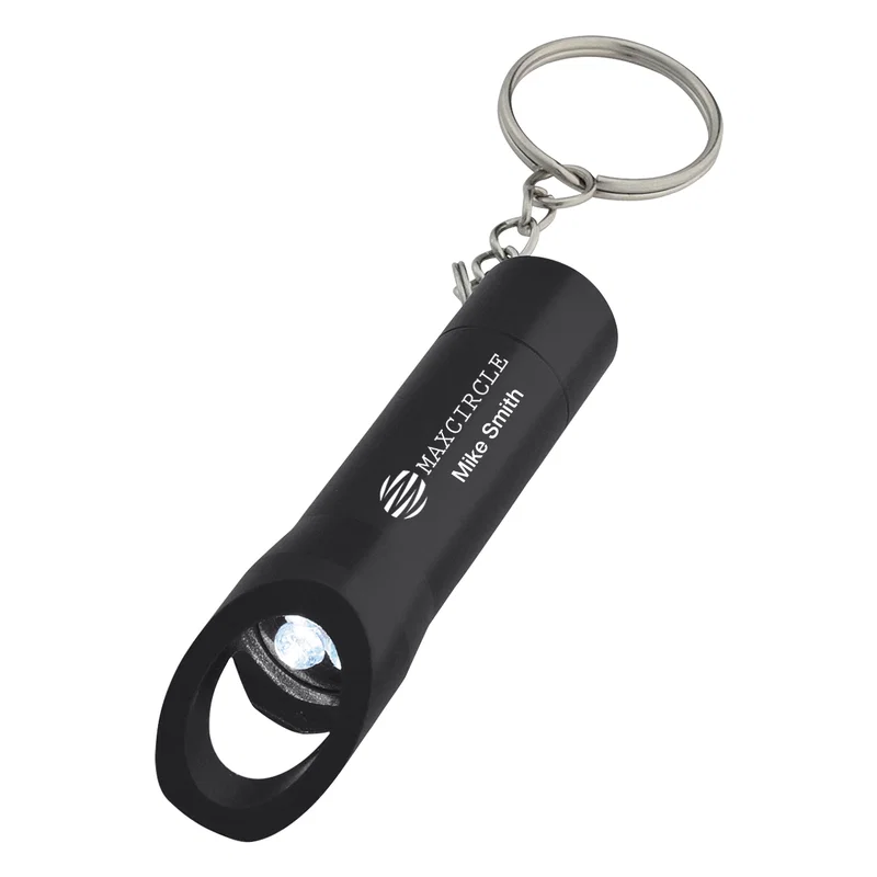 Aluminum LED Flashlight With Bottle Opener — view 4