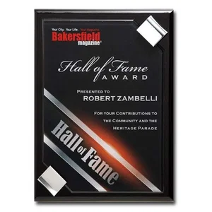 Full Color Acrylic Plaque With Securing Aluminum Accents