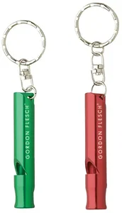 Custom Aluminum Whistle Keyring