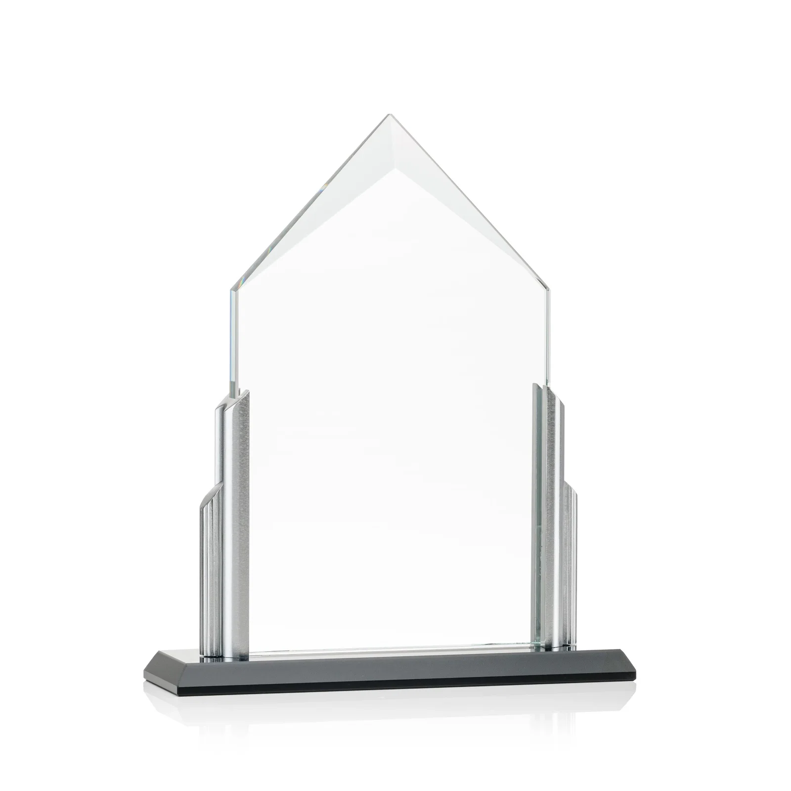 Elegant Amarillo Crystal Real Estate Award — view 5