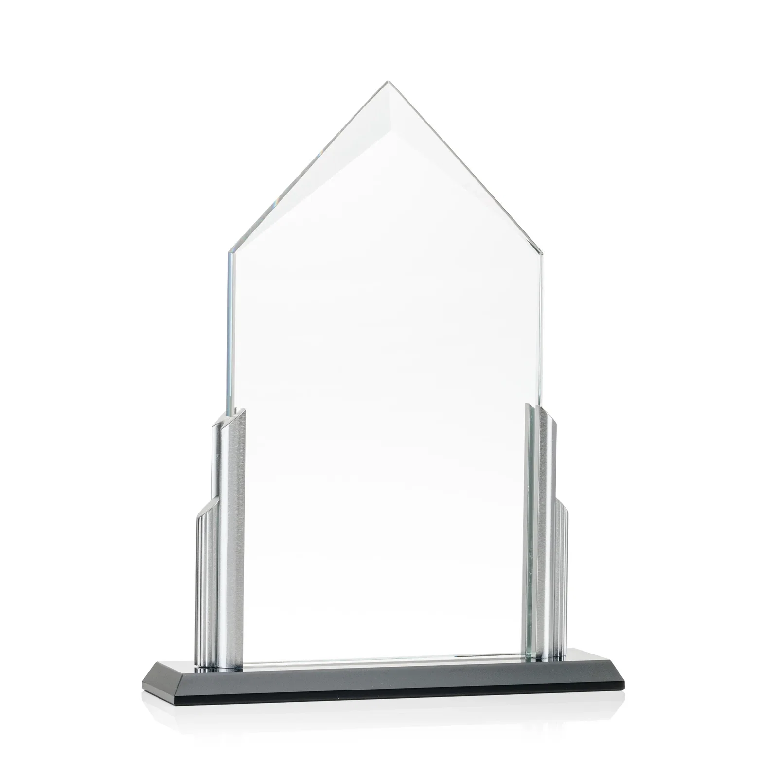 Elegant Amarillo Crystal Real Estate Award — view 6