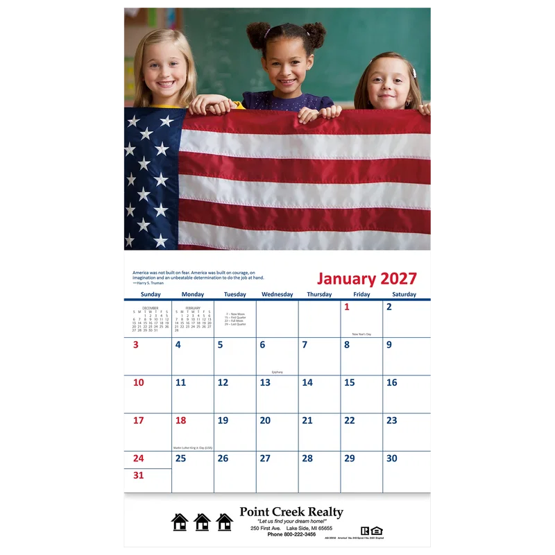 America! Wall Calendar: 2025 Stapled — view 2