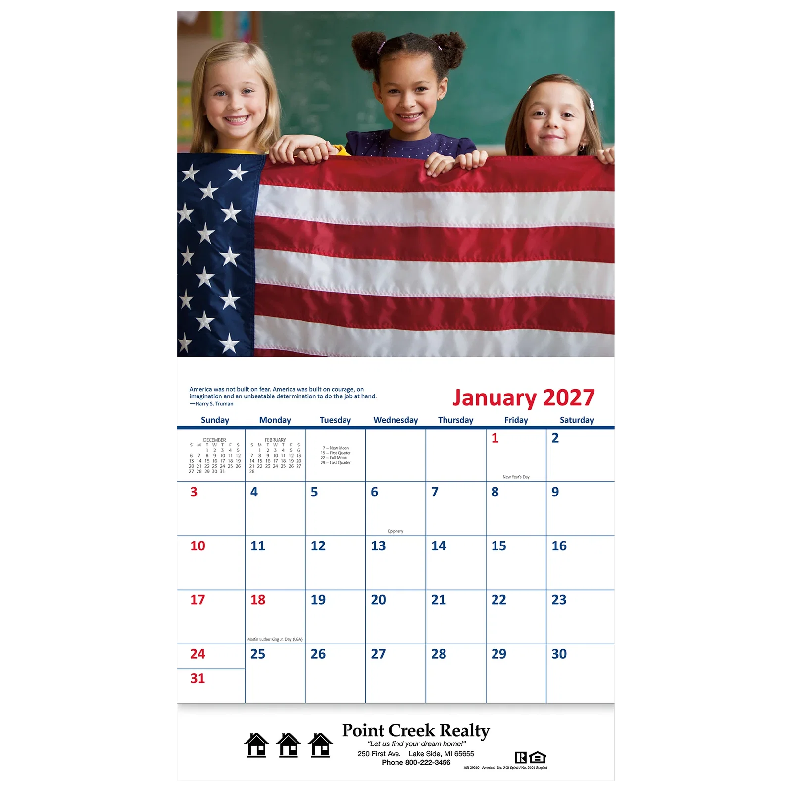 America! Wall Calendar: 2025 Stapled — view 2