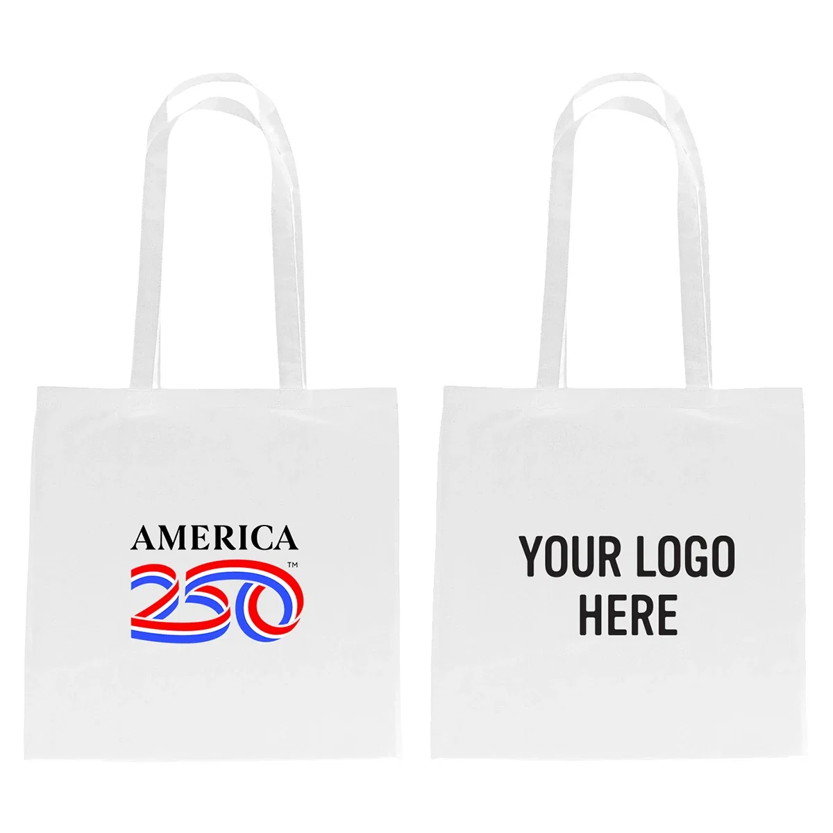 America250™ 100% 4 Oz. Cotton Tote Bag — view 2
