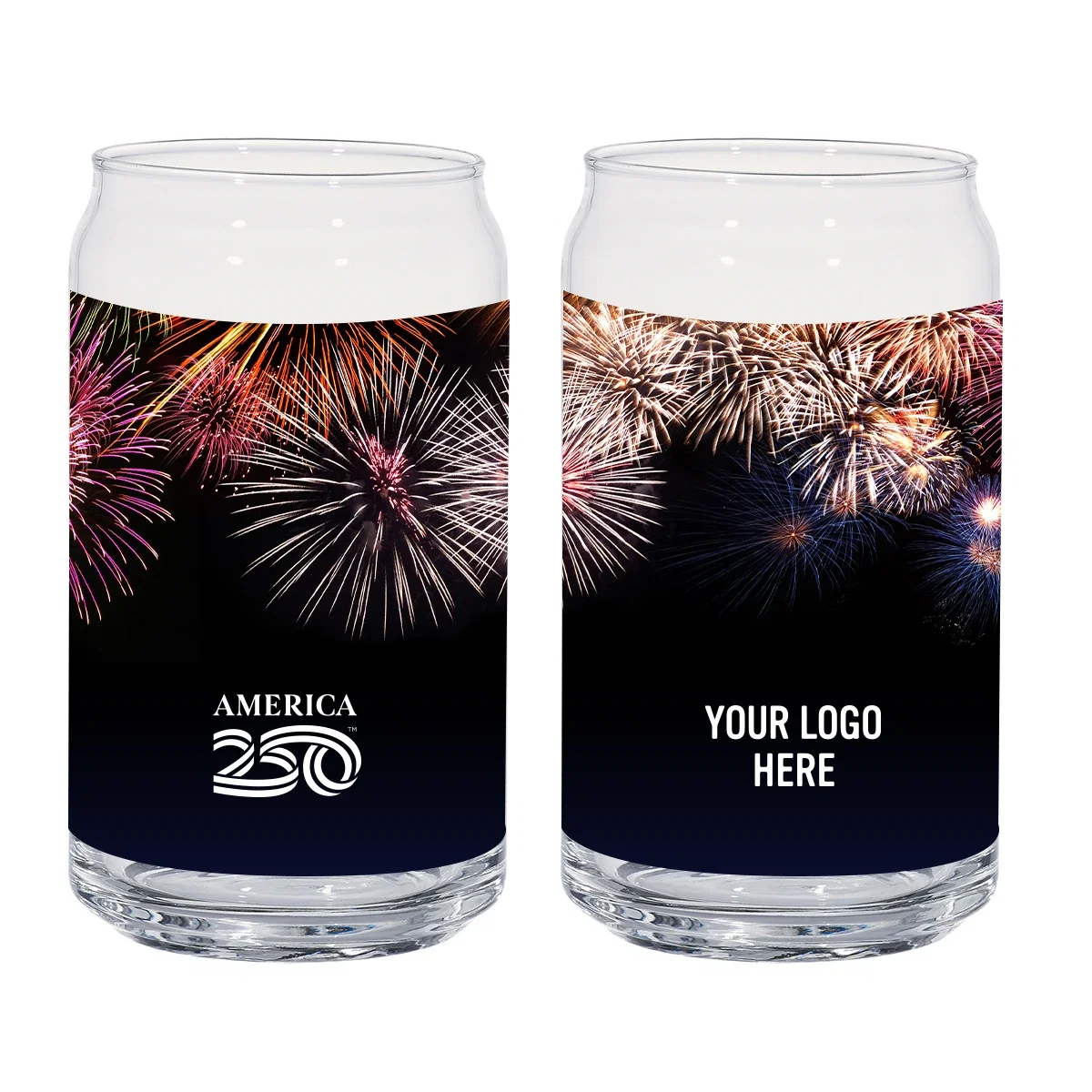 America250™ 16 Oz. Full Color Ale Glass Can — view 2