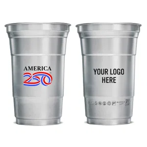 America250 Top Cup Aluminum Cup — 20 Oz. & 16 Oz.