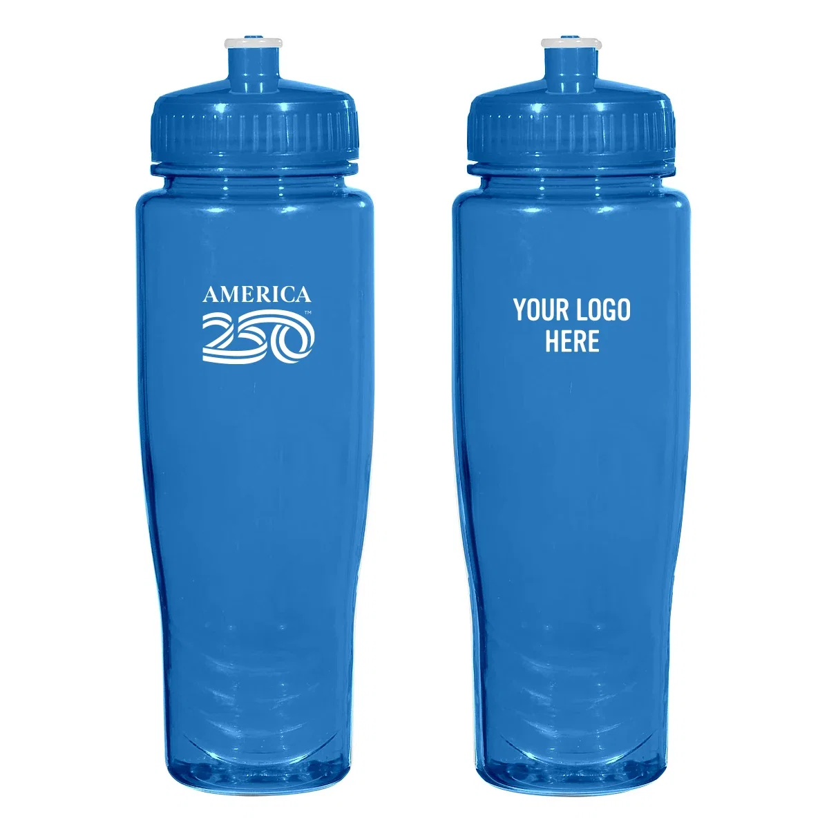 America250™ 28 Oz. Poly-Clean™ Plastic Bottle — view 2