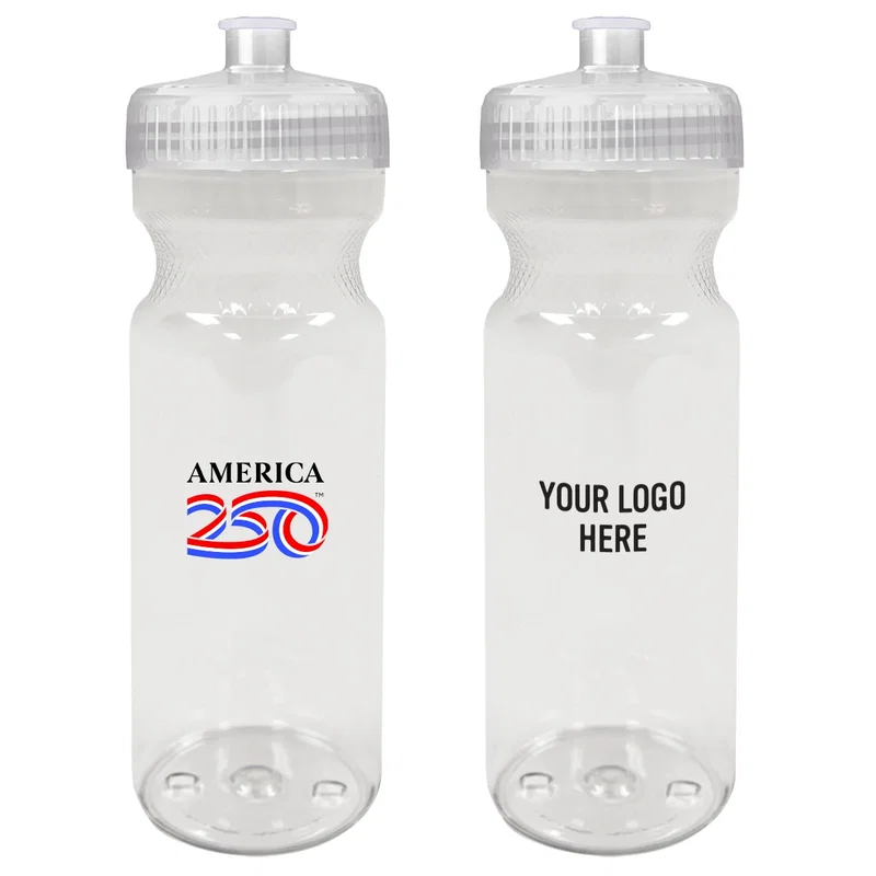 America250™ 28 Oz. Poly-Clear™ Fitness Bottle — view 2